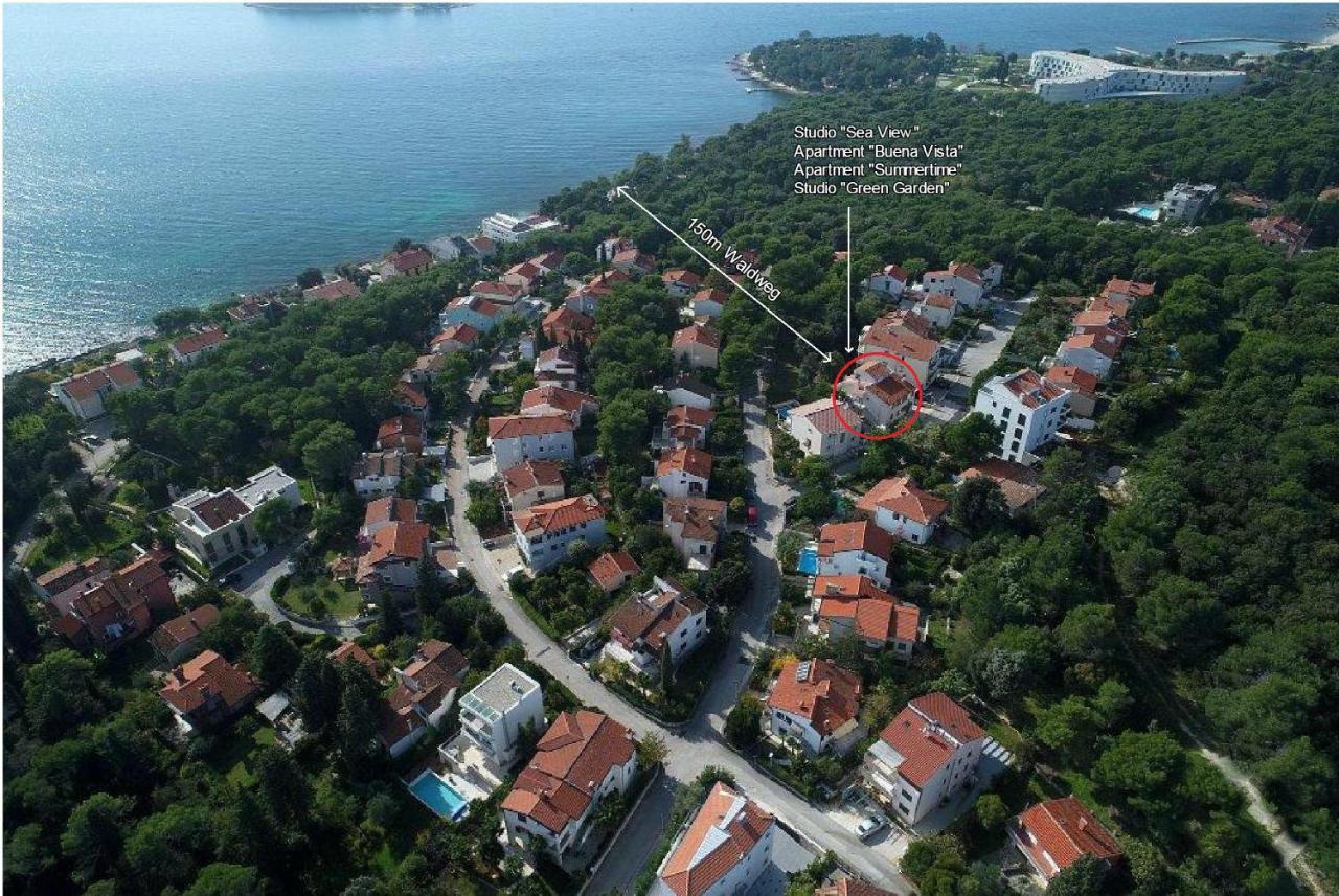 Studio Sea View Borik Rovigno Esterno foto